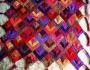 Knitted patchwork: a riot of loops on hooks and knitting needles